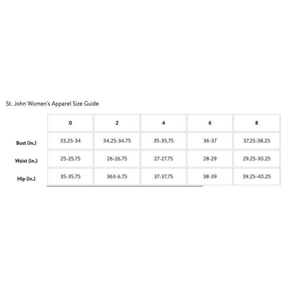 New St. John Collection Women's Blue Knit Trousers Size 8 - Picture 3 of 3